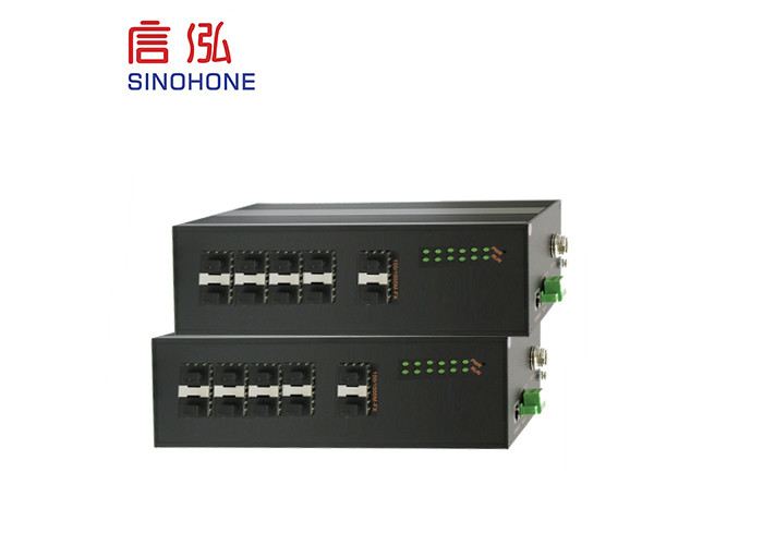 Full Optic Ethernet 2 8 10 Port 100/1000M SFP Industrial Switch PTN Ring Network