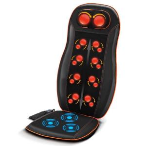 China Remote Control Deep Tissue Back Massage Cushion , Lumbar Massage Chair Cushion factory
