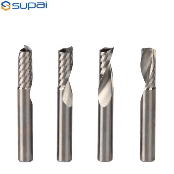 Single Flute Carbide End Mill Custom Diameter For Acrylic Cutting Tool OEM