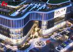 High Rise Steel Structure Shopping Mall , Flexible Space Steel Structure