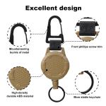 Deyi Badge Reel Heavy Duty Metal Retractable Keychain