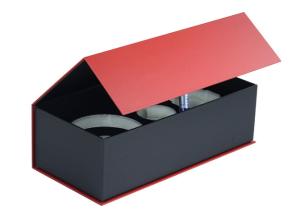 China Matt Lamination CMYK 400gsm Cardboard Jewellery Boxes PMS Color factory