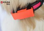 Orange Weather Resistant Dog Collar Safety Light LED Attacher Cover