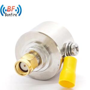 China 698-3800MHz RF Dual Female Lightning Protector F Kk TV Surge Arrester for Protection factory