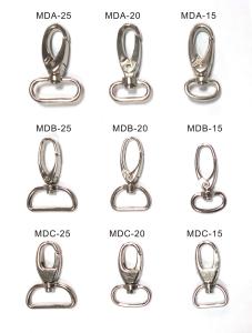 China Fashion Heavy Hook Lanyard Accessory , Lobster Clips Plating Gold Brass factory