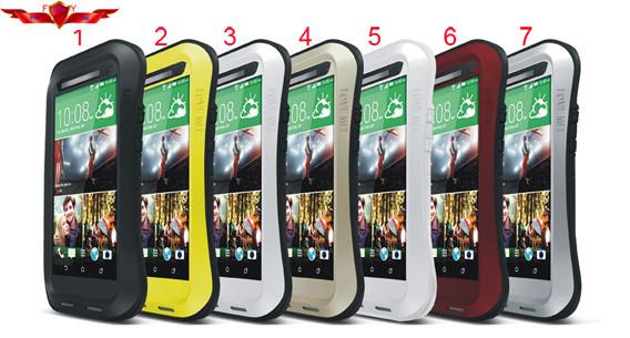 Genuine Aluminum Dirtproof/Shockproof/Waterproof Case For HTC M8 Multi Color