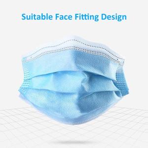China Non Woven Fabric 3 Ply Disposable Face Mask 3 Layers Against Catkin Pollen factory