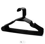 16.2 Inches Black Plastic Tubular Hangers