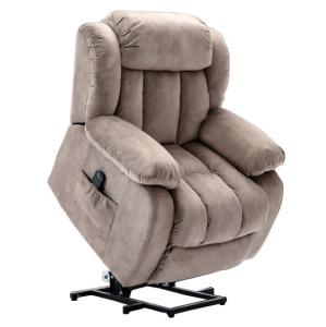 China Electric Full Body Massage Elderly Reclining Chair Sofa Customized Flannelette factory