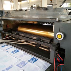 Flexographic Glazing Machine With Chambered Doctor Blade Automatic Cleaning