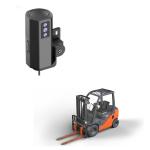 Forklift safety system AHD 1080P recording 2CH IO input SD card storage