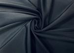 200GSM 82% Nylon Elastic Fabric Warp Knitting For Swimwear Suit Black