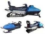 Yamaha 250CC Snowmotorcycle Snowmotorbike Blue Snowmobile For Men