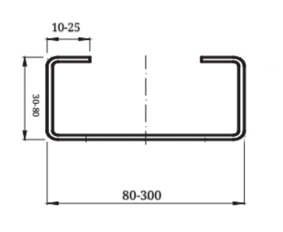 GCr15 Roller Thickness 3.0mm C Purlin Roll Forming Machine