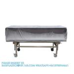 High Quality Stainless Steel Material Mortuary Trolley With Cover For Funeral