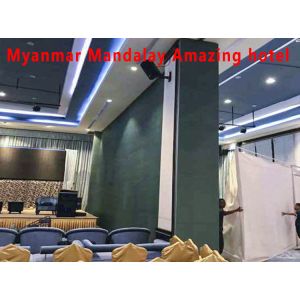 Acoustic Folding Partition Wall with 6061-T6 Aluminum Frame and Q235 Steel Core