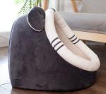 Small Dog Bed With Anti-Slip Bottom Cotton Cat Bed For Indoor Cats