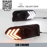 Car DRL LED Daytime driving Lights extra for Honda City aftermarket