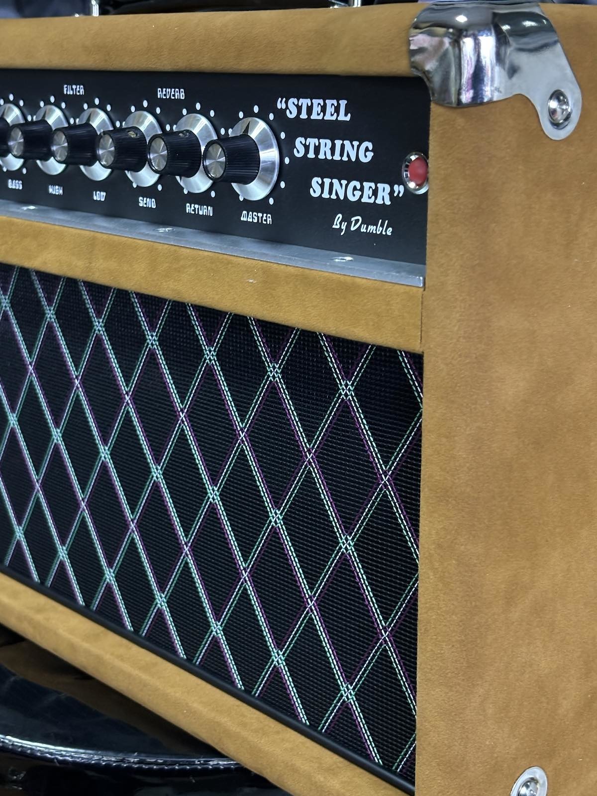 2024 HOT!!! Dumble #002 Version Clone SSS20-Steel String Singer SSS Tube Amp Head 20Watt in Suede Brown with Original Knobs