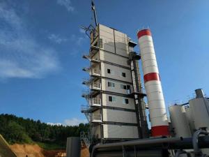 China Fixed Small Asphalt Mix Plant Premix Hot Stationary 80tph factory