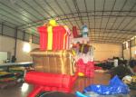 Waterproof PVC Inflatable Christmas Decorations Strong Fabric Inflatable Santa