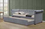 SUNNY European Upholstered Trundle Daybed Single 90 X 190Cm Plywood Material