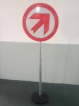 Rotatable 3M Reflective Film Regulatory Sign Board