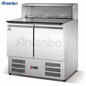 China Antiwear Pizza Prep Fridge With Drawers Multiscene 240W Practical factory