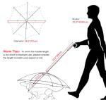 Dog Leash With Umbrella Attached Extendable For Small Dogs Adjustable