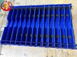 Recyclable Blue Corrugated Plastic Separator Flat Surface