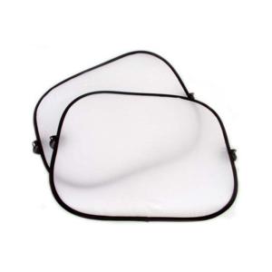 China Blank Anti Ultraviolet Sublimation Car Sunshade With 4 Suckers For Customized Photo Printing factory