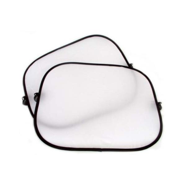 Blank Anti Ultraviolet Sublimation Car Sunshade With 4 Suckers For Customized