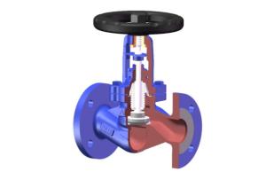 China Carbon Steel Bellow Din Globe Valve Pn16 Industrial Control Valves factory