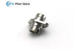 Metal Housing Adapter Fiber Optic FC FC/APC Oval With Different Color Dust Cap