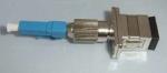 Indoor / Outdoor Fiber Optic Adapters , Flexible Lc To Sc Fiber Adapter