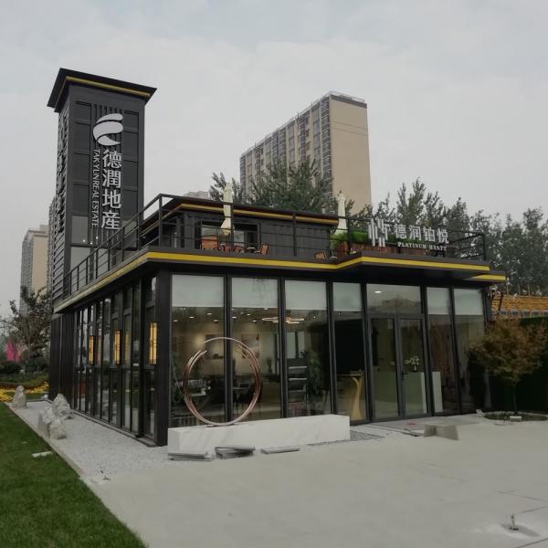 Zontop Modern Luxury Quick Concrete Ready Prefabricated 4 Bedrooms Glass Prefab