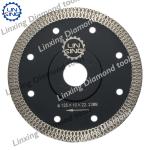 140 Teeths Silent Mesh Diamond Circular Saw Blade for Ceramic/Porcelain/Dekton