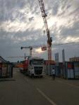 8 Ton Flat Top building crane 45m Free Height 0-40 M/Min Trolley Traveling Speed