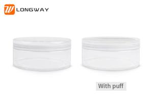 China 20g 50g Empty Loose Powder Container , Round Cosmetic Sifter Jars AS Material factory