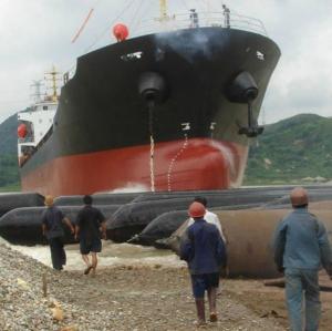 China Lightweight Easy Deploy Ship Launching Marine Rubber Airbag factory