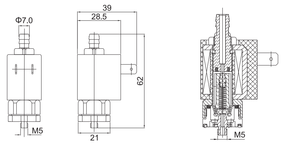 2 Way Brass Solenoid Valve For Schaerer Coffee Machine 24V 220V