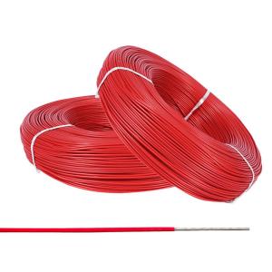 China Red AC 600V High Temp Lead Wire Stranded 30 AWG Insulated Wire factory