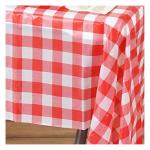Daily Life 54x108 Inch Disposable Pastic Tablecloth Plain Dyed