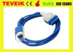 GE Ohmeda SpO2 Extension Adaper Cable for B30, 11pin to DB 9pin female Medical