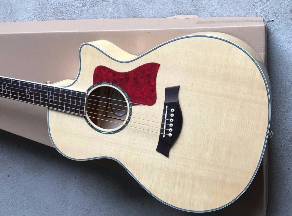 612ce acoustic guitar TY 614ce acoustic electric guitar natural wood acoustic 614 guitar