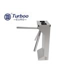 RFID Fingerprint Tripod Turnstile Gate SUS304 Solenoid Lock Waist Height