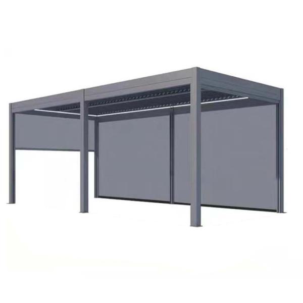 Electric Louver Turning Pavilion Outdoor Villa Courtyard Smart Flip Ecological