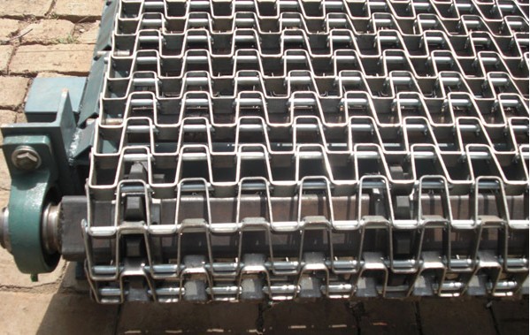 35*50mm JIS DIN Honeycomb Stainless Steel Wire Belt