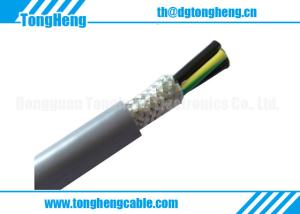 China Tear Resistant Tinned Copper Braiding Shield Screened Custom PUR Power Cable factory