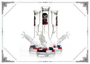 China Superman Bongs Glass Smoking Water Pipe Beaker Bong New Design Glass Hookah Pipes factory